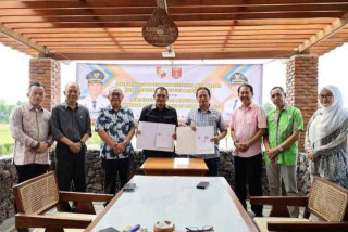Kabupaten Lampung Utara dan Lampung Barat Tandatangani Perjanjian Kerjasama Pengendalian Inflasi Daerah 2024