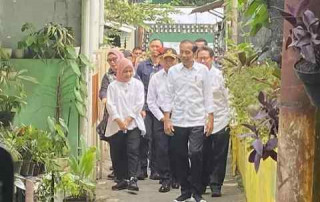 Pencegahan stunting, Jokowi tinjau Posyandu Wijaya Kusuma Bogor