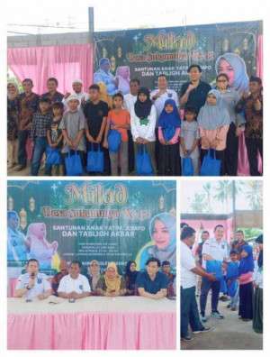 Kades Sukamulya Kec. Cikembar Gelar Acara Milad Desa Ke 42 Tahun dan Memberikan Santunan Anak Yatim dan Jompo