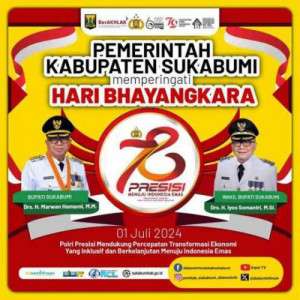 Pemerintah Kabupaten Sukabumi Memperingati Hari Bhayangkara Ke 78