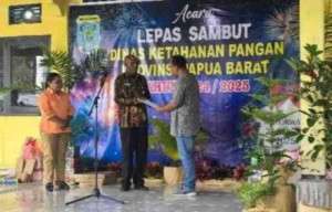 Lepas Sambut Dinas Ketahanan Pangan Provinsi Papua Barat