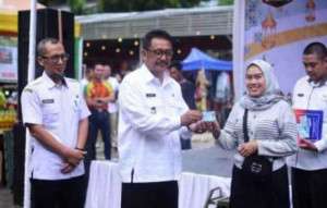 Kepala Dinas Dukcapil Kab. Sukabumi H.Amir Hamzah Hadiri Acara UMKM dan Gelar Pelayanan Adminduk Jemput Bola di Bazar Ramadhan