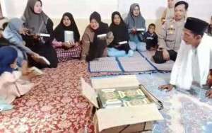 Musholah Bhabinkamtibmas di Kampung Ciwangun Dibangun Kembali, Dapat Bantuan 50 Mushaf Al-Quran dari Komunitas Pendaki Gunung Gegerbitung