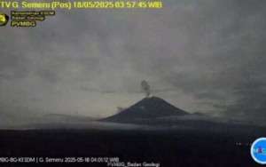 Gunung Semeru Erupsi, Warga Diminta Jauhi Radius Berbahaya