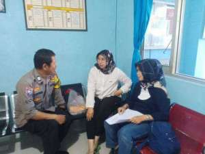 Polsek Dramaga Giat Sambang Warga Beri Himbauan Ajak Jaga Kondusifitas Cegah Gangguan Kamtibmas.