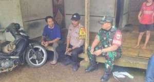Sinergitas TNI-POLRI Wilayah Hukum Polsek Dramaga Giat Sambang Warga Desa Sukaramai Beri Himbaun Ajak Jaga Kondusifitas Cegah Gangguan Kamtibmas.