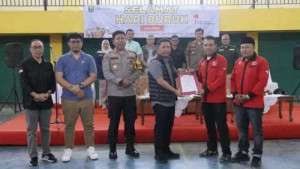 Ferry Supriyadi Ketua Komisi IV DPRD Sukabumi Hadiri Peringatan Hari Buruh Internasional Bersama Serikat Buruh Sukabumi