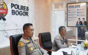 Kapolres Bogor Pimpin Rapat Evaluasi Keamanan Wilayah, Tegaskan Komitmen Berantas Premanisme dan Jaga Kamtibmas