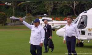 Prabowo dan Presiden Prancis, Macron, Tiba di Akmil Magelang