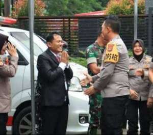 Kapolres Bogor Pimpin Langsung Pengamanan Gereja dalam Rangka Peringatan Kenaikan Isa Almasih.