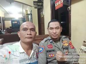 Awak Media Aliansinews Silaturahmi Dengan Bhabinkamtibmas Polsek Leuwiliang.