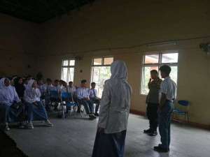 Polsek Ciampea Police Goes To School, Polri Hadir Beri Himbauan Kamtibmas Para Perwakilan Pelajar Siswa Siswi Se-Kecamatan Tenjolaya Untuk Pencegahan Aksi Tawuran Dan Jauhi Narkoba.