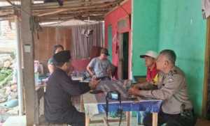 Bhabinkamtibmas Polsek Klapanunggal Ajak Warga Desa Nambo untuk Bersinergi Jaga Kamtibmas.