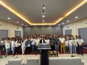 Polres Bogor Sosialisasikan Bahaya Narkoba kepada Remaja Gereja HKBP Ciluar.
