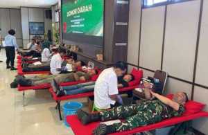 Polres Bogor Gelar Bhakti Kesehatan Donor Darah dan Khitanan Massal Dalam Rangka Hari Bhayangkara Ke-79.