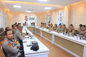 Kapolres Bogor Pimpin Anev Ketahanan Pangan Secara Virtual.