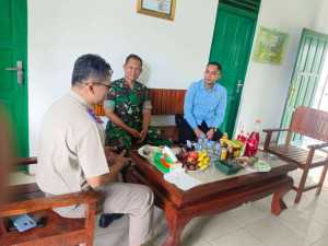 Pererat Silaturahmi, Danramil 1016-06 /Kurun Sambut KunkerKepala Kantor Pertanahan Kabupaten Gunung Mas.