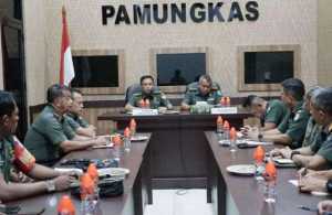 Kodim 1016/Plk Terima Kunjungan Tim Wasev Sterad: Babinsa Sebagai Ujung Tombak Satuan Teritorial.