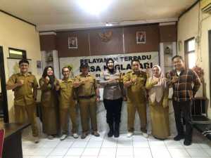Kapolsek Dramaga Silahturahmi Kunjungan Ke Kantor Desa Neglasari Kecamatan Dramaga Ajak Jaga Kondusifitas Cegah Gangguan Kamtibmas.