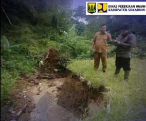Dinas PU Kabupaten Sukabumi Bergerak Cepat Tanggulangi Dampak Hujan Deras, UPTD Wilayah II Cibadak Turun ke Lokasi