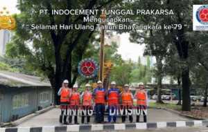 PT Indocement Tunggal Prakarsa Ucapkan Selamat Hari Ulang Tahun Bhayangkara ke-79.