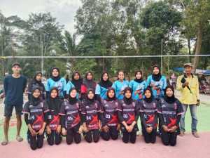 Memeriahkan Peringatan HUT RI Ke 79 Pemdes Mukti Jaya Gelar Turnamen Bola Voli