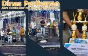 Dinas Perikanan Raih Juara I Lomba Janur pada Rangkaian Hari Nelayan Palabuhanratu 2025