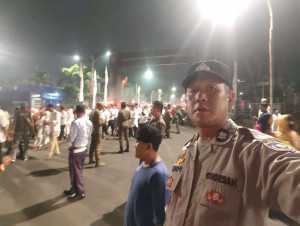 Polsek Cibinong Amankan Penutupan Kabogor Fest dan Pawai Obor Sambut 1 Muharam 1447 H.