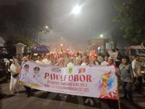 Polsek Cibinong Amankan Penutupan Kabogor Fest dan Pawai Obor Sambut 1 Muharam 1447 H.