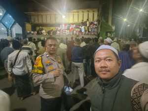 Polsek Cibinong laksanakan Pengamanan Kepulangan Jemaah Haji Asal Kabupaten Bogor.