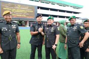 Kolonel Kav Ferdiansyah Hadiri Sertijab PJU Kodam II/Swj di Makodam Palembang