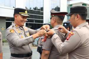 Sebanyak 98 Personel Polres Bogor Naik Pangkat, Kapolres Pimpin Langsung Upacara Kenaikan Pangkat TMT 1 Juli 2025.