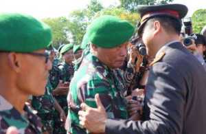HUT Bhayangkara Ke-79, Dandim 1016/Plk : Teruskan Sinergitas Bersama TNI.