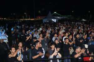 Kapolres Bogor Dan Forkopimda Hadiri Pesta Rakyat Dalam Rangka Hari Bhayangkara Ke 79 Di Lapangan Tegar Beriman.