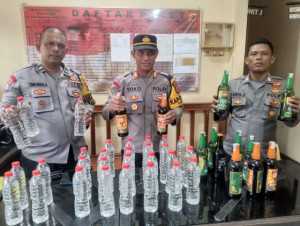 Gercep Polsek Rumpin Operasi Razia Miras Modus Warung Kelontong.