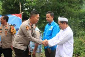 Kapolres Bogor AKBP Rio Wahyu Anggoro, S.H., S.I.K., M.H. Melaksanakan Peninjauan Lokasi Pembangunan Kantor Baru Polsek Rancabungur.