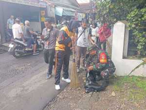 Kapolsek Dramaga Bersama Forkompincam Laksanakan Apel Gabungan Lanjut Giat OPSIH (Operasi Bersih) Tingkat Kecamatan Dramaga.