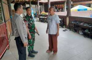 Bhabinkamtibmas Polsek Parung dan Babinsa Koramil 0621/22 Berikan Himbauan Kamtibmas kepada Warga Desa Putat Nutug