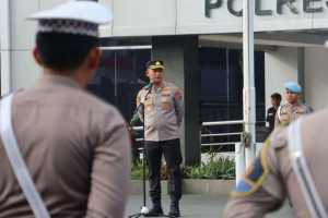Kapolres Bogor Pimpin Apel Pagi Tegaskan Komitmen dan Ingatkan Kembali Tugas Pokok dan Fungsi Personel.