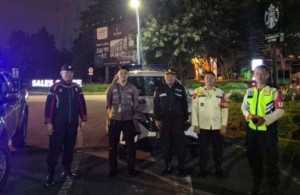 Antisipasi C3 dan Balap Liar, Polsek Babakan Madang Gencarkan Patroli KRYD Malam Hari.