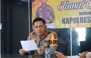 Kapolres Bogor AKBP Rio Wahyu Anggoro Gelar Jumat Curhat Bersama Masyarakat dan Personel Polres Bogor.