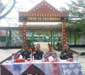 Babinsa Kelurahan Sako Berikan Pembekalan Wawasan Kebangsaan dan NAPZA pada MPLS SMAN 16 Palembang