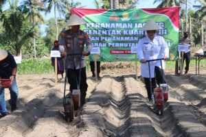 Dukung Ketahanan Pangan dari Program Nasional Polres Purworejo Gelar Penanaman Jagung Kuartal III / T 2025