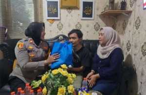 Kapolsek Dramaga Peduli Terhadap Korban Percobaan Pencurian Yang ingin Menguasai Barang Milik Korban Kejadian Viral Ojol.