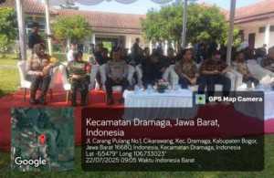 Kapolsek Dramaga Hadir Dalam Kegiatan Pelepasan Ekspor, Komoditas Ubi jalar Ke Malaysia dan Singapura Desa Sejahtera Astra (DSA) Kabupaten Bogor, Ajak Jaga Kondusifitas Cegah Gangguan Kamtibmas.