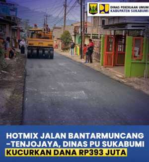 Dinas PU Percepat Perbaikan Jalan di Cibadak, Dukung Konektivitas dan Mobilitas Warga