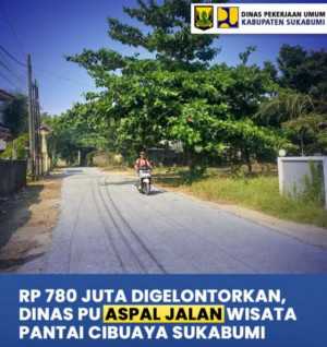 Dukung Pariwisata, Pemkab Sukabumi Perbaiki Jalan Ujunggenteng–Ciracap di Sekitar Pantai Cibuaya