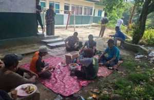 Bhabinkamtibmas Wilayah Hukum Polsek Dramaga Beri Himbauan Ajak Jaga Kondusifitas Cegah Gangguan Kamtibmas.