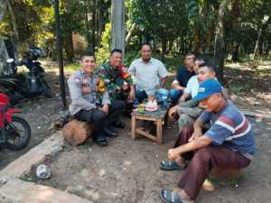 Wujud Kolaborasi, Bhabinkamtibmas dan Babinsa Gelar Sambang Kamtibmas di Cileungsi.