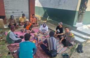Bhabinkamtibmas Wilayah Hukum Polsek Dramaga Beri Himbauan Ajak Jaga Kondusifitas Cegah Gangguan Kamtibmas.